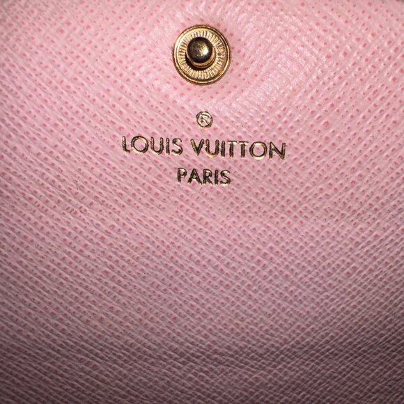 Authentic Louis Vuitton Emilie Wallet in Damier Azur Canvas - Picture 8 of 16